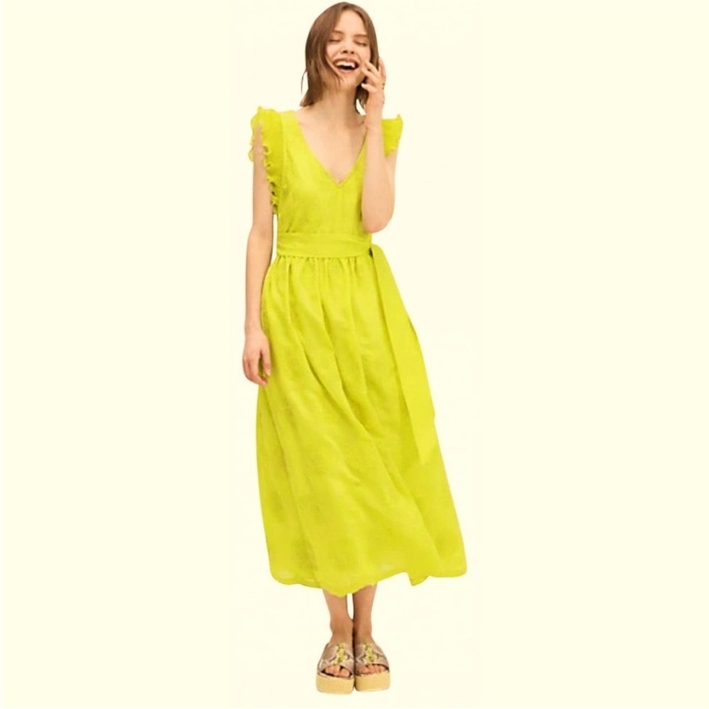Kate Spade New York bloom Oganza embroidered floral dress size 6 - Picture 15 of 15
